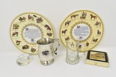 Lot 677 - HORSE RACING; various collectibles comprising...