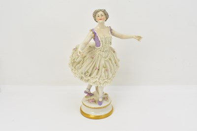 Lot 120 - VOLKSTEDT-RUDOLSTADT, GERMANY; a lace-work...
