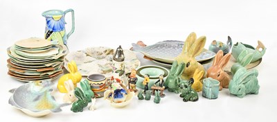 Lot 2592 - A collection of decorative ceramics including...