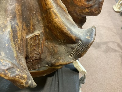Lot 362 - FRIEDRICH GOLDSCHEIDER; a large and impressive...