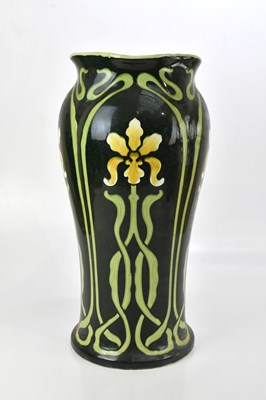 Lot 79 - A large Art Nouveau majolica stick stand,...