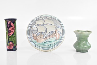 Lot 508 - ROYAL LANCASTRIAN; a circular wall charger,...