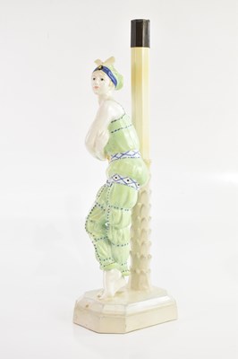 Lot 500 - RUDOLF PODANY FOR KERAMOS; an Art Deco figural...