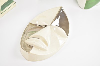 Lot 502 - Two pairs of French Art Deco bookends,...