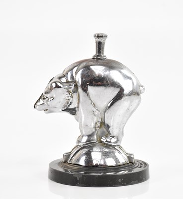 Lot 172 - RONSON; an Art Deco chrome-plated novelty desk...
