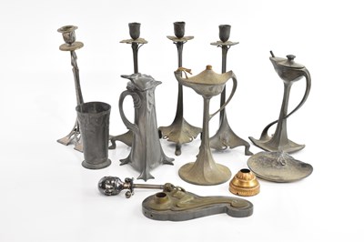 Lot 113 - A collection of Art Nouveau and Arts and...