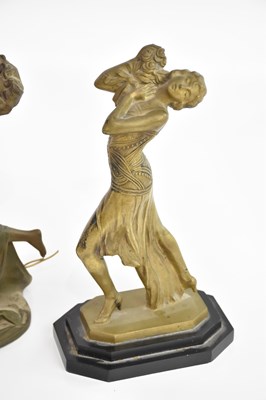 Lot 126 - AFTER J M MICHEL; a bronze figure of an Art...