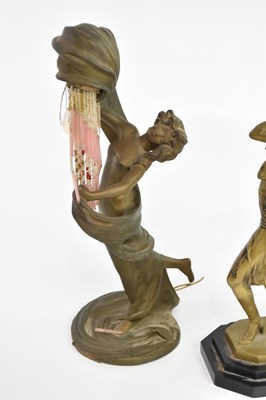 Lot 126 - AFTER J M MICHEL; a bronze figure of an Art...