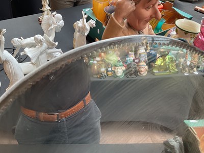 Lot 80 - An Art Nouveau dressing table mirror with...