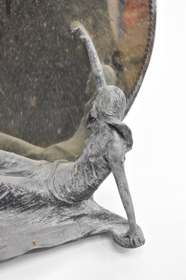 Lot 80 - An Art Nouveau dressing table mirror with...