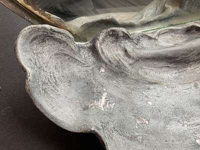 Lot 80 - An Art Nouveau dressing table mirror with...