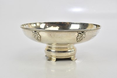Lot 20 - A E JONES; an Elizabeth II hallmarked silver...