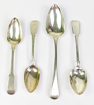 Lot 1090 - WE; a pair of George III hallmarked silver...