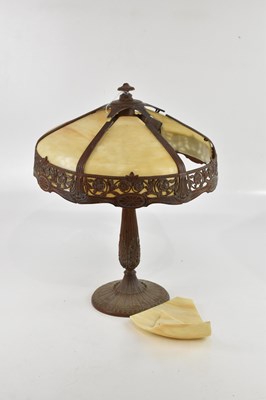 Lot 1559 - ATTRIBUTED TO MILLER (AMERICA); an Art Nouveau...