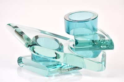 Lot 199 - KARLIN RUSHBROOKE; an art glass sculpture,...
