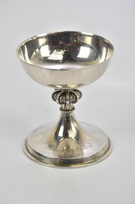Lot 55 - A E JONES; an Elizabeth II hallmarked silver...