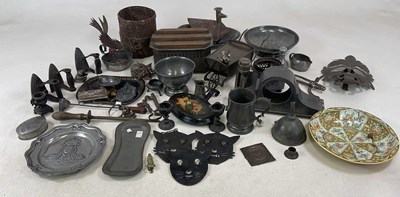 Lot 212 - An interesting collection of metalware...