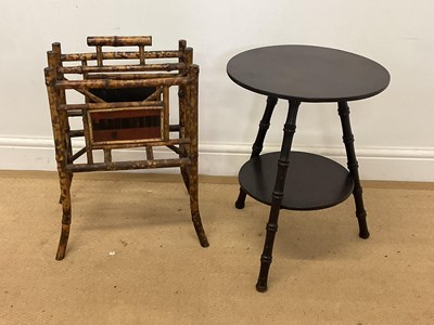 Lot 710 - An Aesthetic Movement occasional table with...