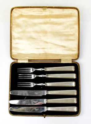 Lot 1080 - JOHN SANDERSON & SON LTD; a set of hallmarked...