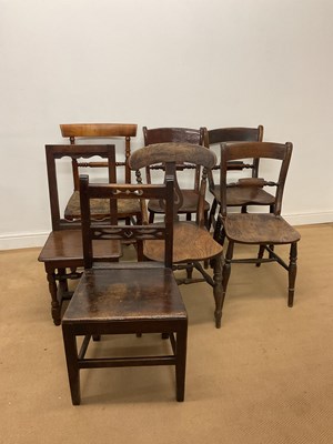 Lot 785 - A collection of 19th century oak and beech...