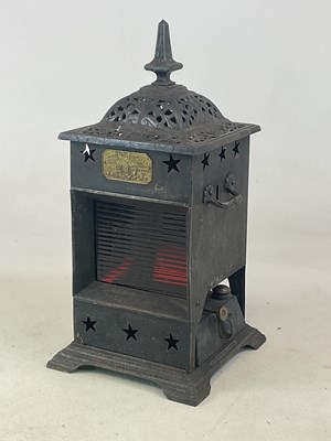 Lot 233 - A Rippengille's patent stove of rectangular...