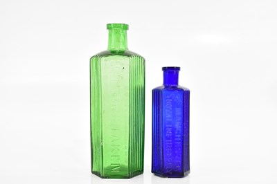 Lot 1403 - Two poison bottles from Manchester Royal...