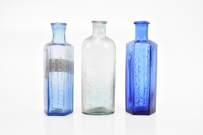 Lot 1435 - Three original pharmaceutical poison bottles...