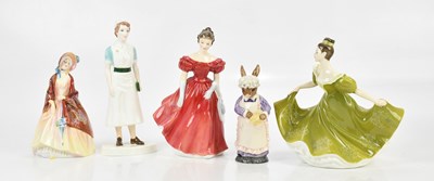 Lot 1593 - COALPORT; a figure 'Staff Nurse', boxed with...