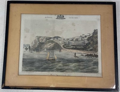 Lot 378 - TORQUAY INTEREST; a 19th century lithograph...