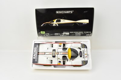 Lot 360 - MINICHAMPS; a 1:18 scale boxed Porsche 956L,...
