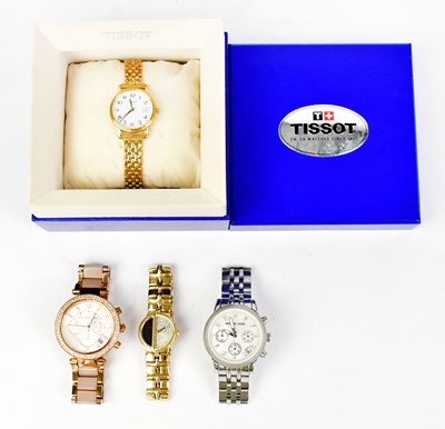 Lot 1608 - Four fashion wristwatches, comprising a...
