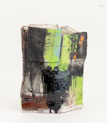 Lot 62 - BARRY STEDMAN (born 1965); a flat slipware...