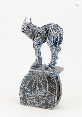 Lot 264 - IAN GREGORY (1942-2021); a salt glazed...