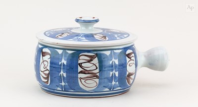 Lot 187 - DAVID TIPLER for Aldermaston Pottery; a tin...