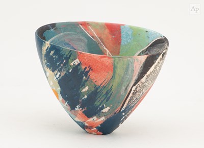 Lot 92 - CAROLYN GENDERS (born 1957); an earthenware...
