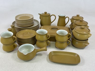 Lot 291 - DENBY; a part dinner and tea service, in 'Ode'...
