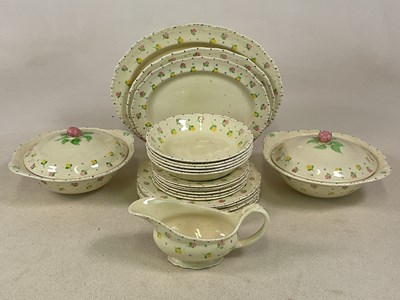 Lot 292 - RIDGWAY POTTERY; an Art Deco part dinner service.