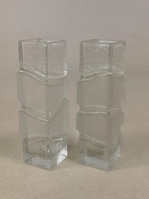 Lot 324 - PEILL & PUTZLER; a pair of German art glass...
