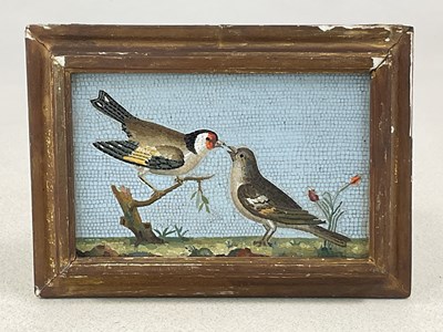 Lot 7 - A 19th century Italian micromosaic plaque...