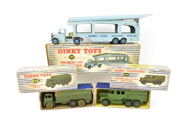 Lot 338 - DINKY; three boxed diecast vehicles comprising...