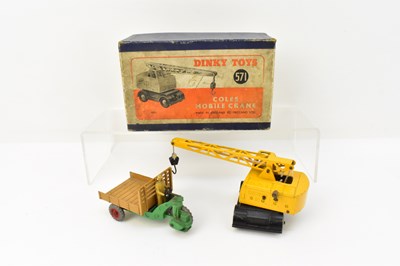 Lot 335 - DINKY; a 571 Coles Mobile Crane, boxed.