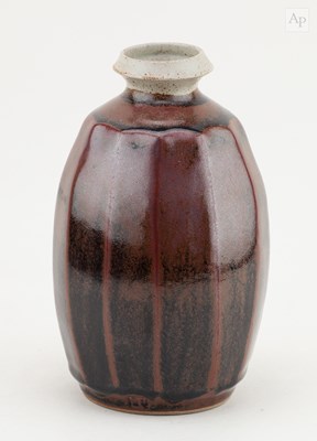 Lot 441 - MIKE DODD (born 1943); a faceted stoneware...