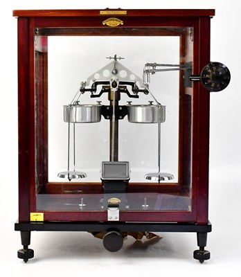 Lot 727 - A German Sartorius-Werke balance scale in...