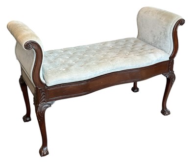 Lot 4 - An early 20th century George III style carved...