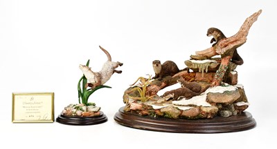 Lot 687 - COUNTRY ARTISTS; a limited edition resin...