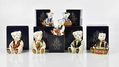 Lot 2427 - ROYAL CROWN DERBY; a collection of seven...