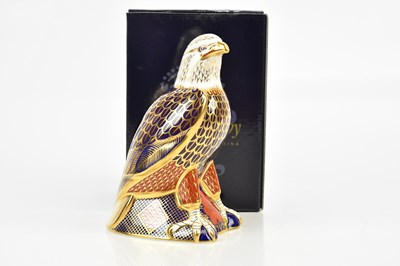 Lot 2422 - ROYAL CROWN DERBY; a 'Bald Eagle' paperweight,...