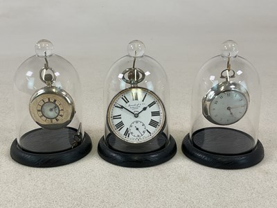 Lot 605 - A George III silver pair cased pocket watch,...