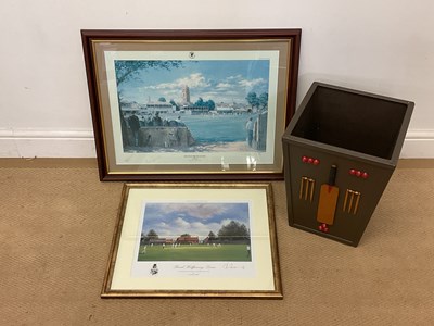 Lot 153 - CRICKET INTEREST; a contemporary waste paper...