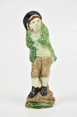 Lot 1618 - RALPH WOOD; a 19th century figure of Winter,...